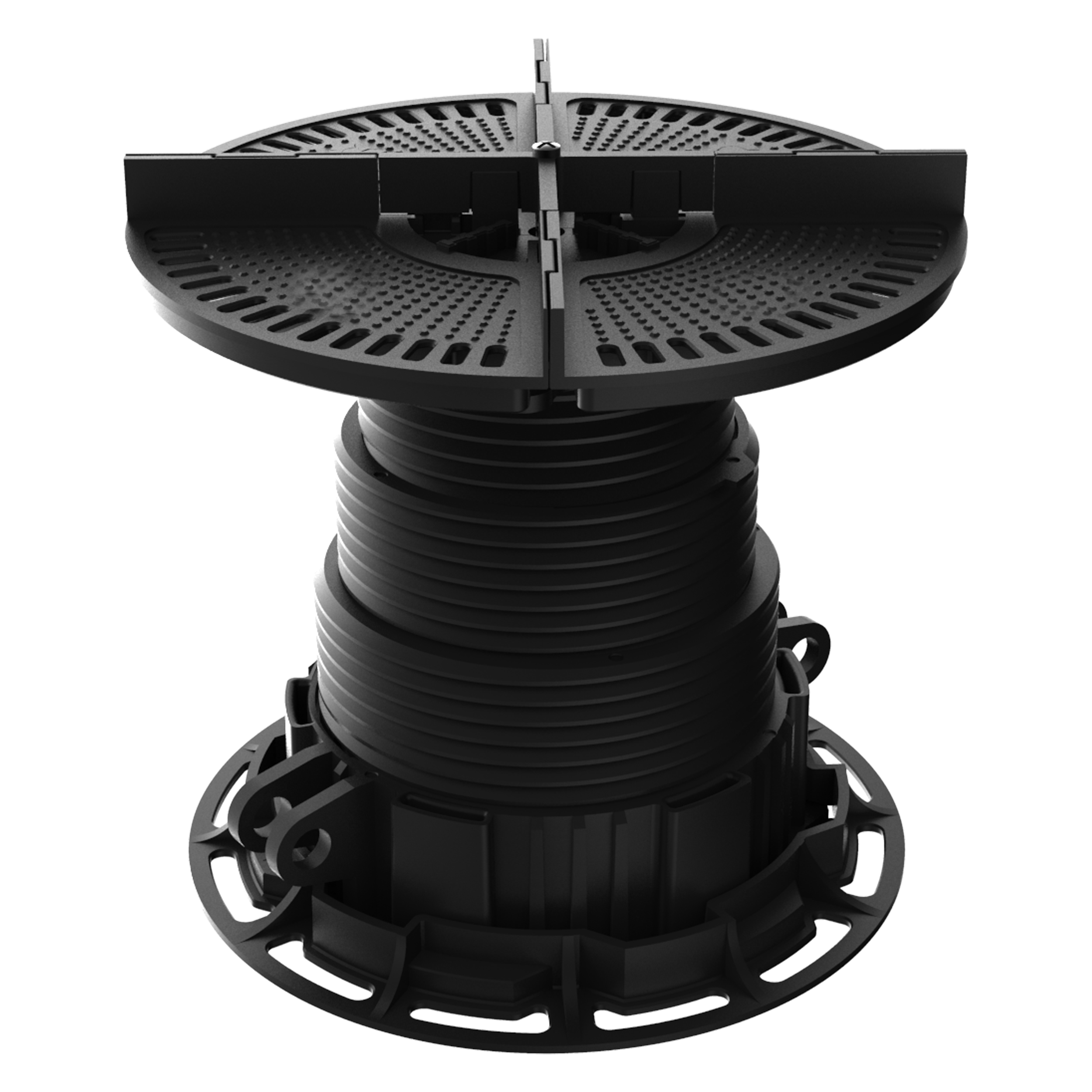NXT® Pedestal Concealed Uplift Plate for Roof Pavers | LATICRETE